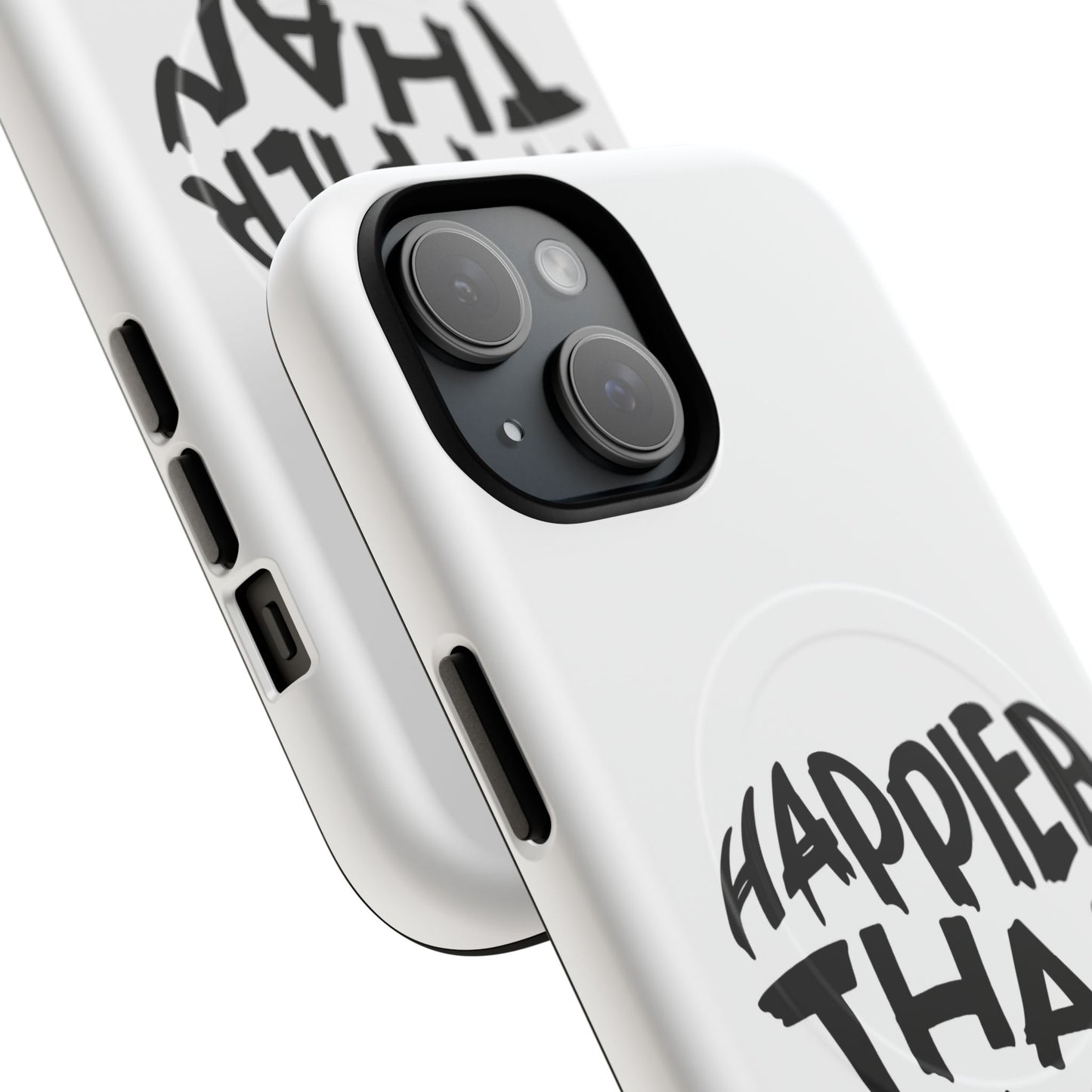 Happier Heart Lettering Tough Magnetic Case