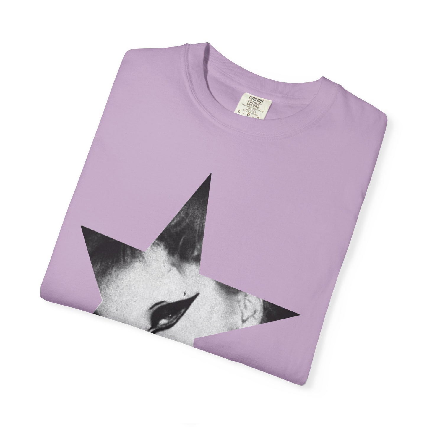 Born This Way Star Face-Unisex Dyed Tshirt