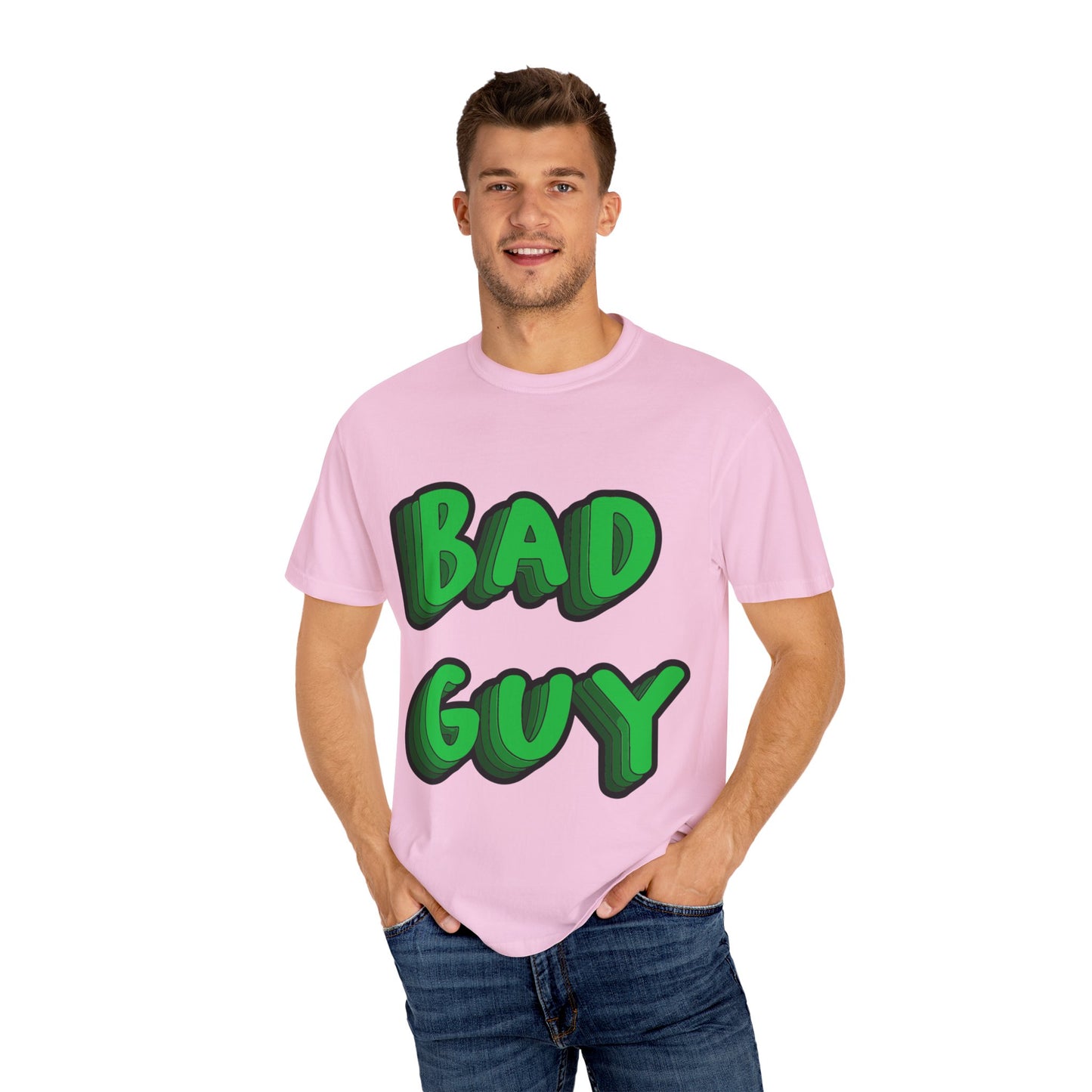 Bold 3D Bad Mood Unisex Dyed T-shirt