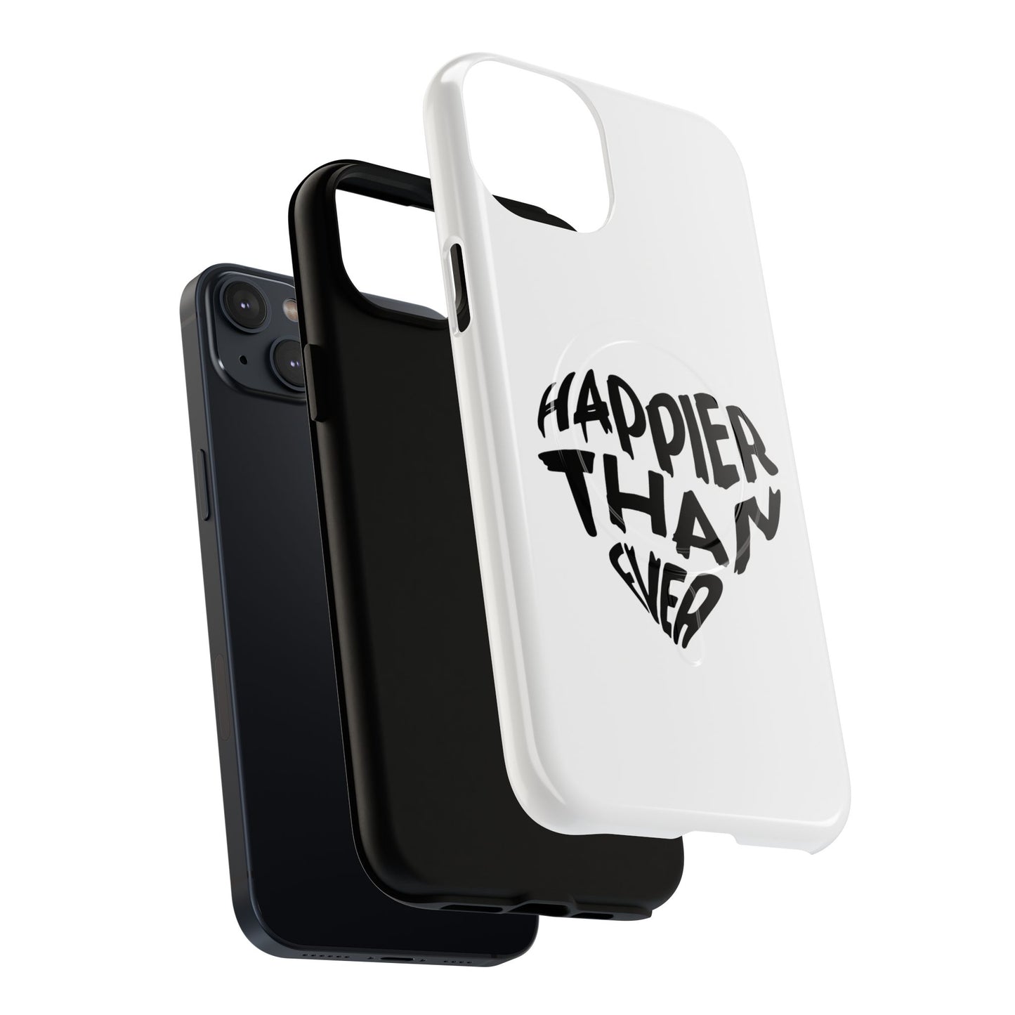 Happier Heart Lettering Tough Magnetic Case