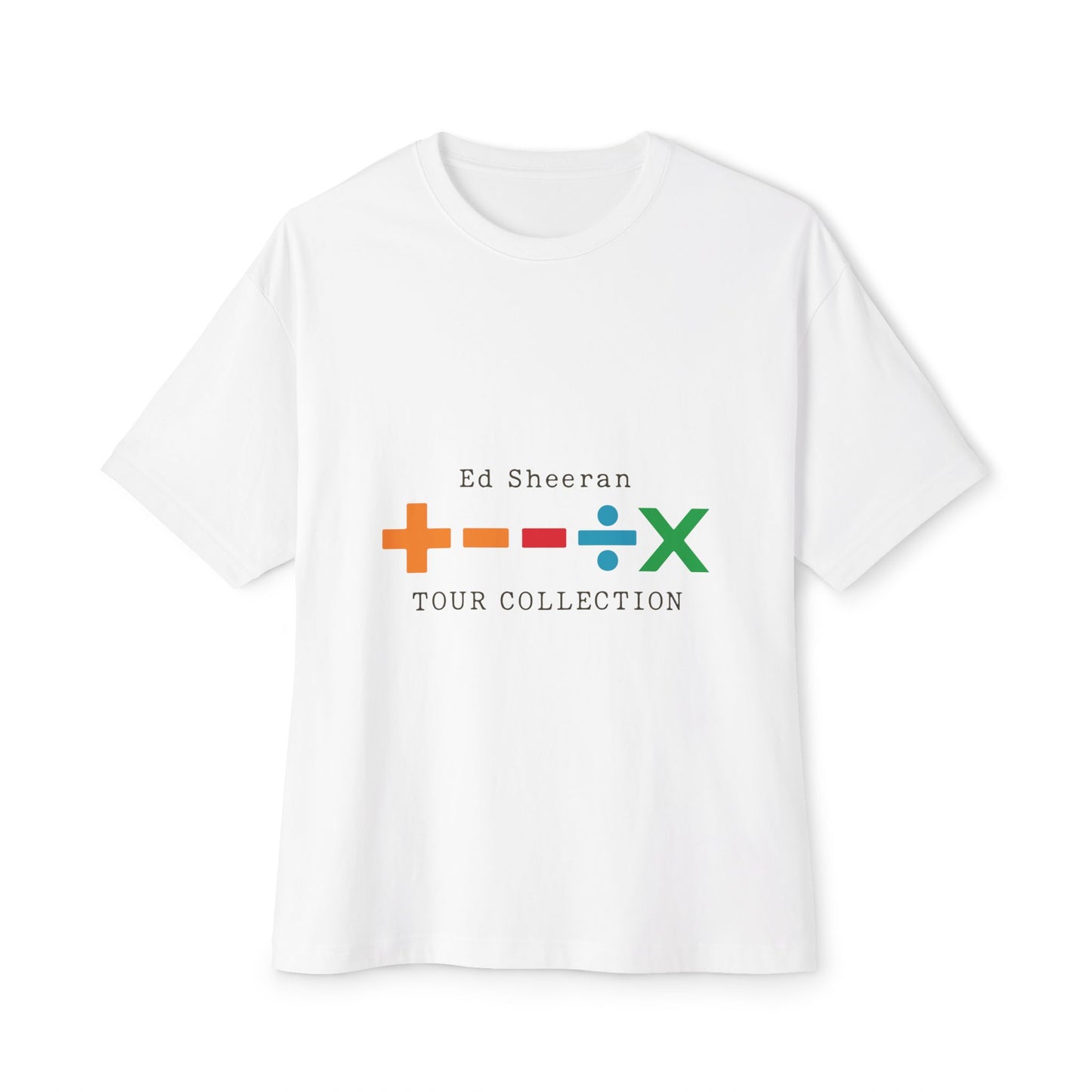 Unisex Oversized Boxy Tee – Ed Sheeran Edition