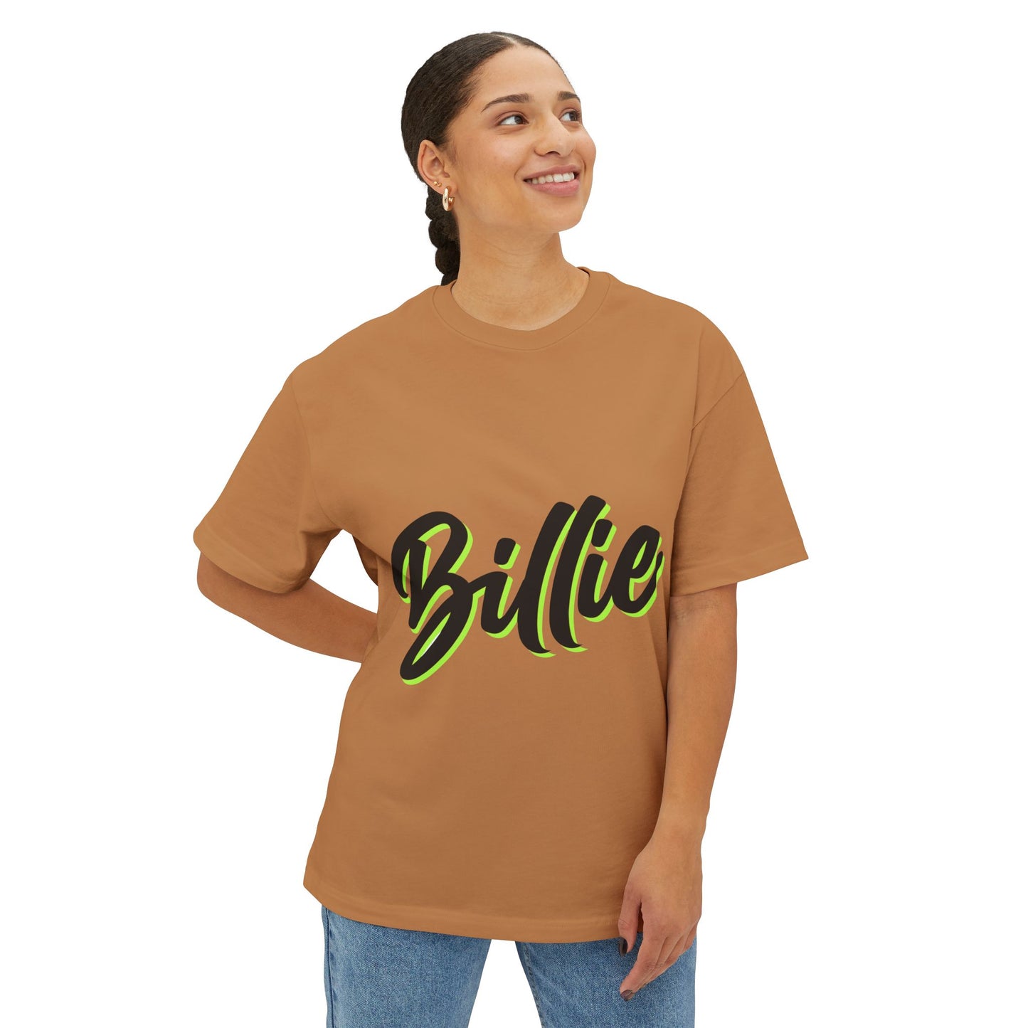 Electric Script Vibes Unisex Oversized Tee
