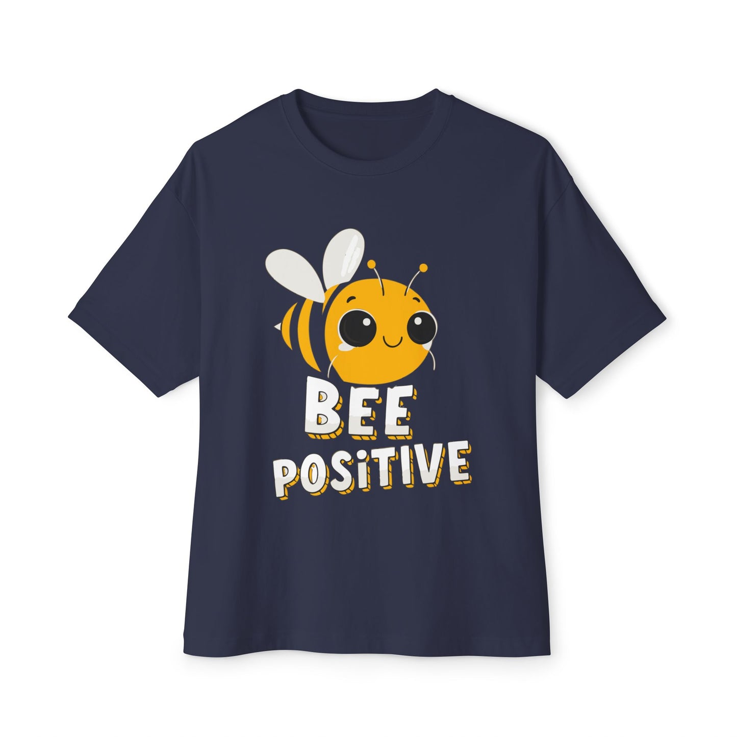 Oversized boxy Tee – Snazzy Bee positive Edition
