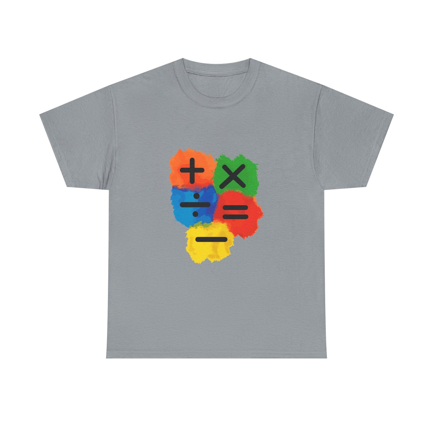 Orange Equals Symbol Unisex Heavy Cotton Tee