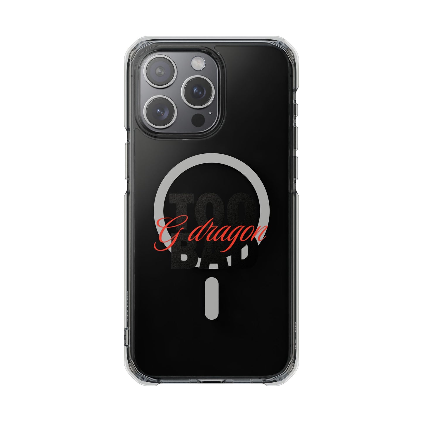 Signature Flame Script Magnetic Clear Impact Case