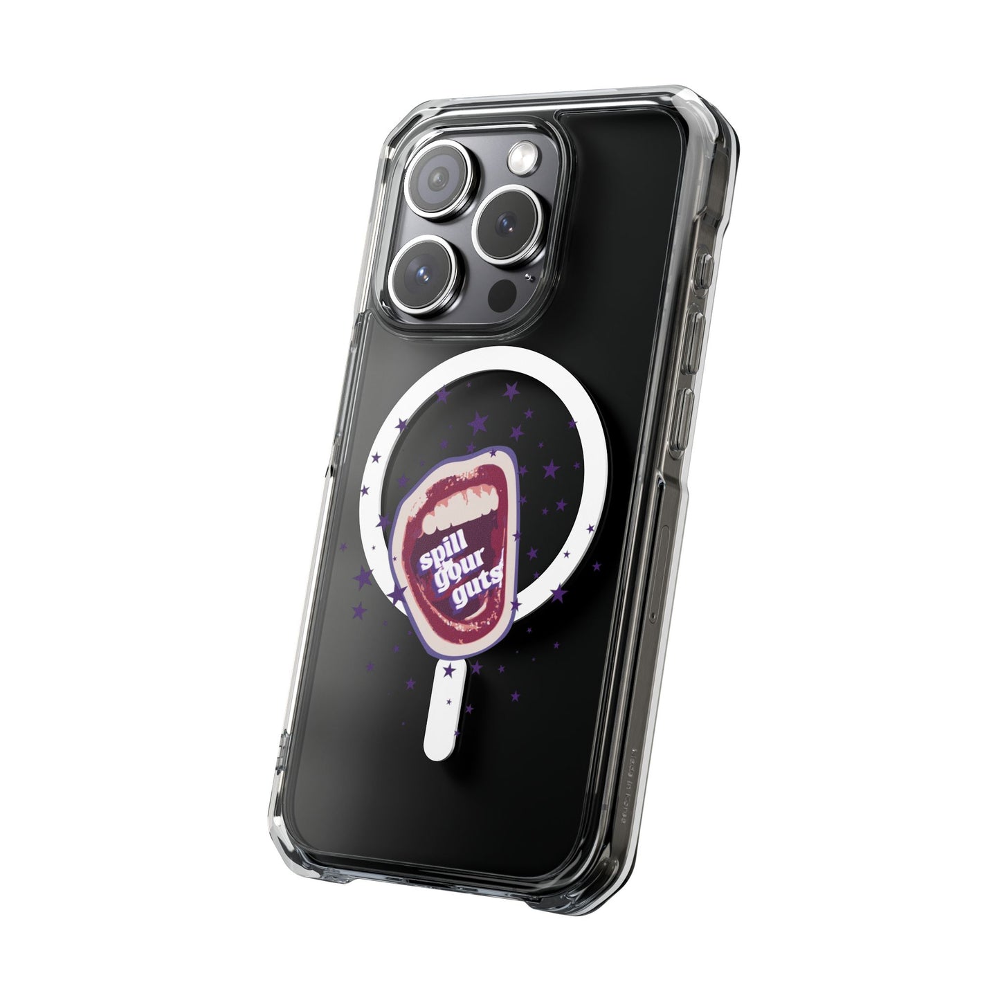 Spill Your Guts Scream Magnetic Clear Impact Case