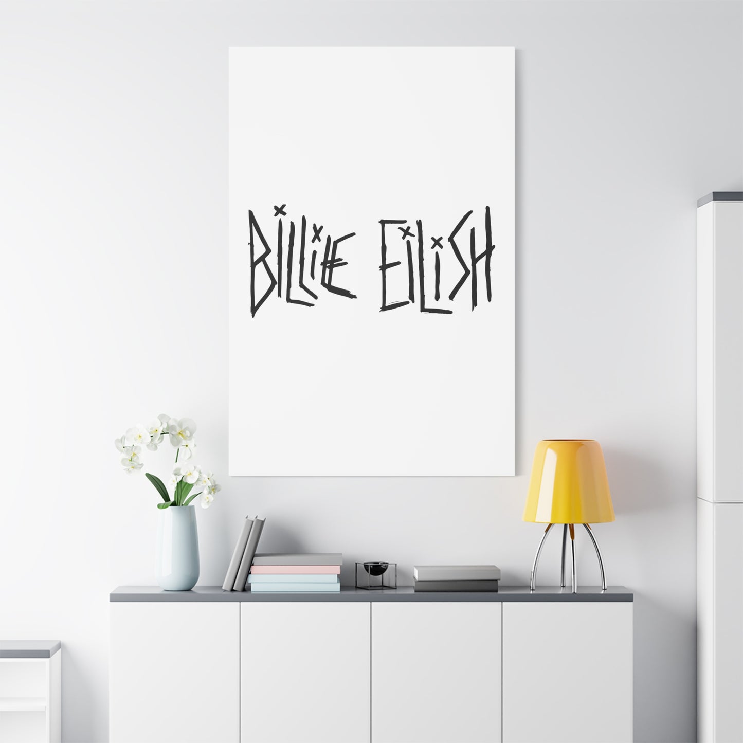 Twisted Ink Font Matte Canvas