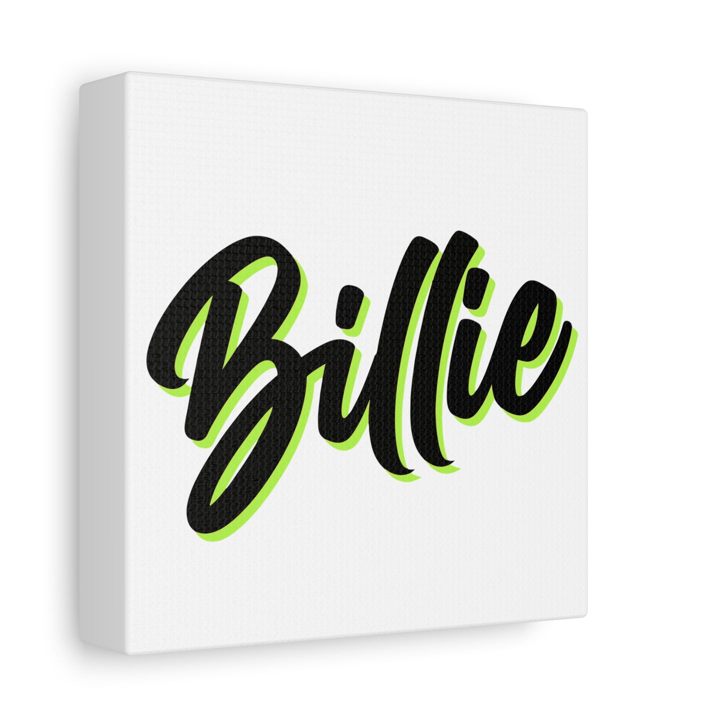 Electric Script Vibes Matte Canvas