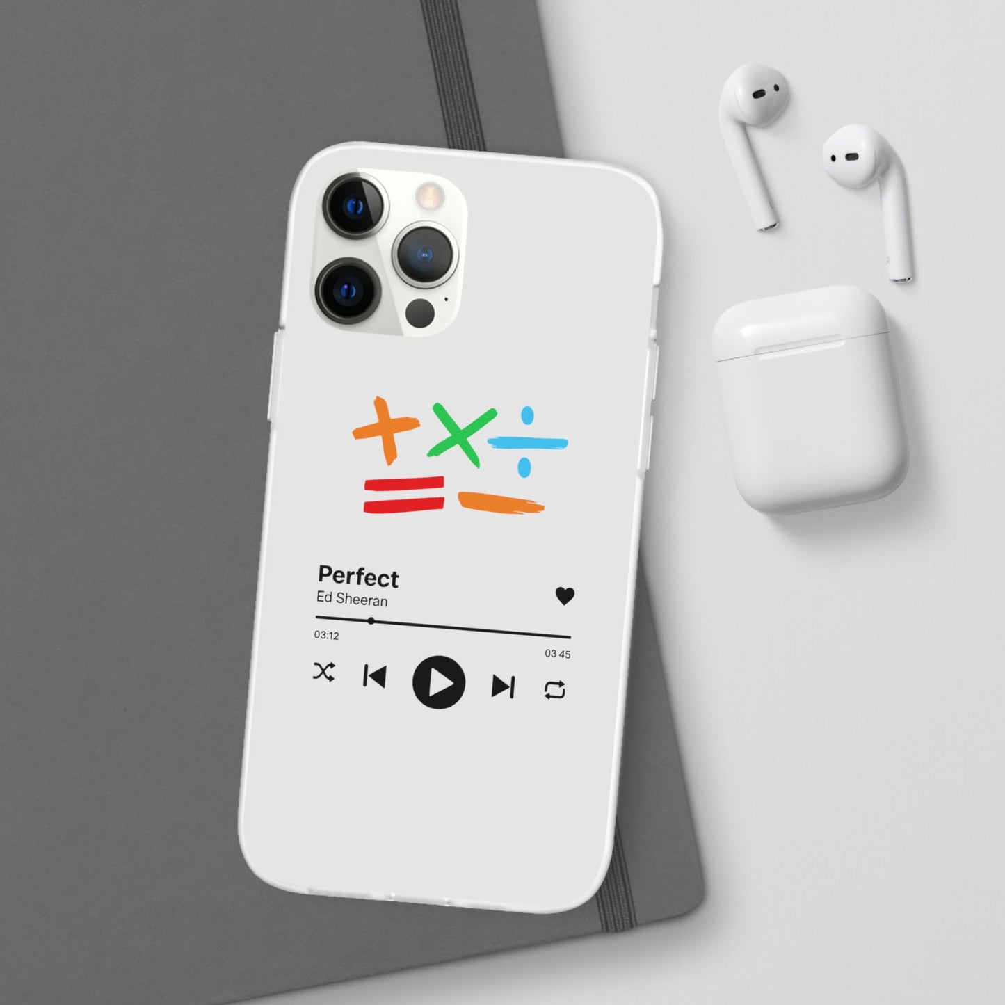 Flexi Case – Ed Sheeran Music Design (iPhone X–16 Pro Max)
