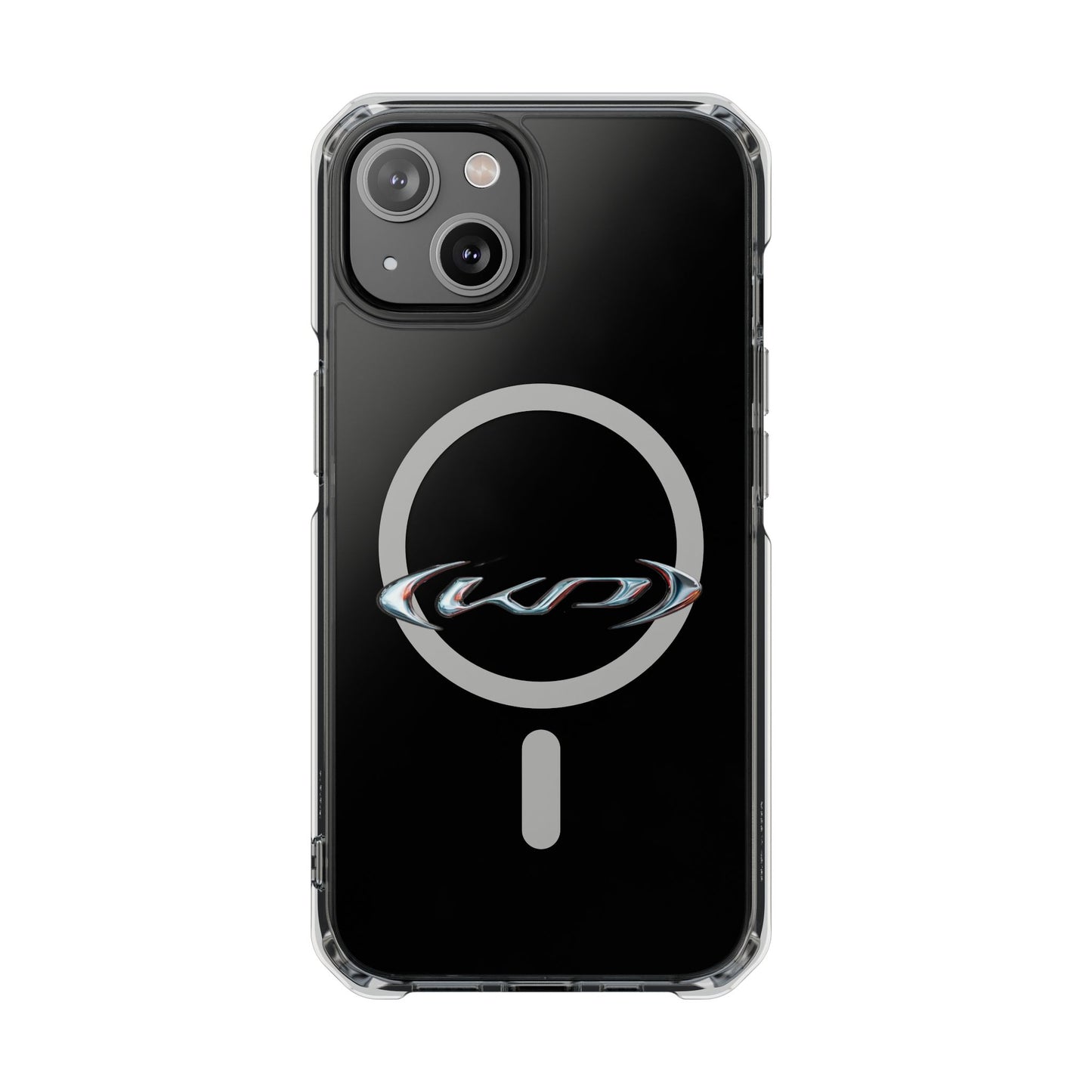 Neon‑Gradient Rua Magnetic Clear Impact cases
