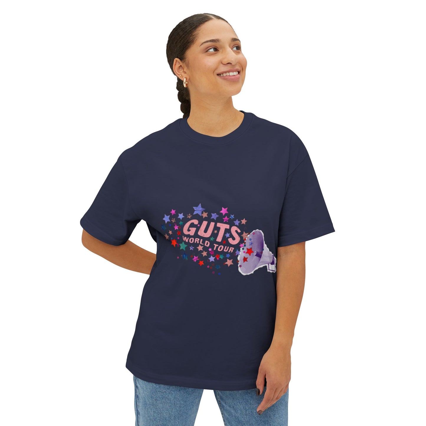 Guts World Tour Megaphone-Oversized Tee