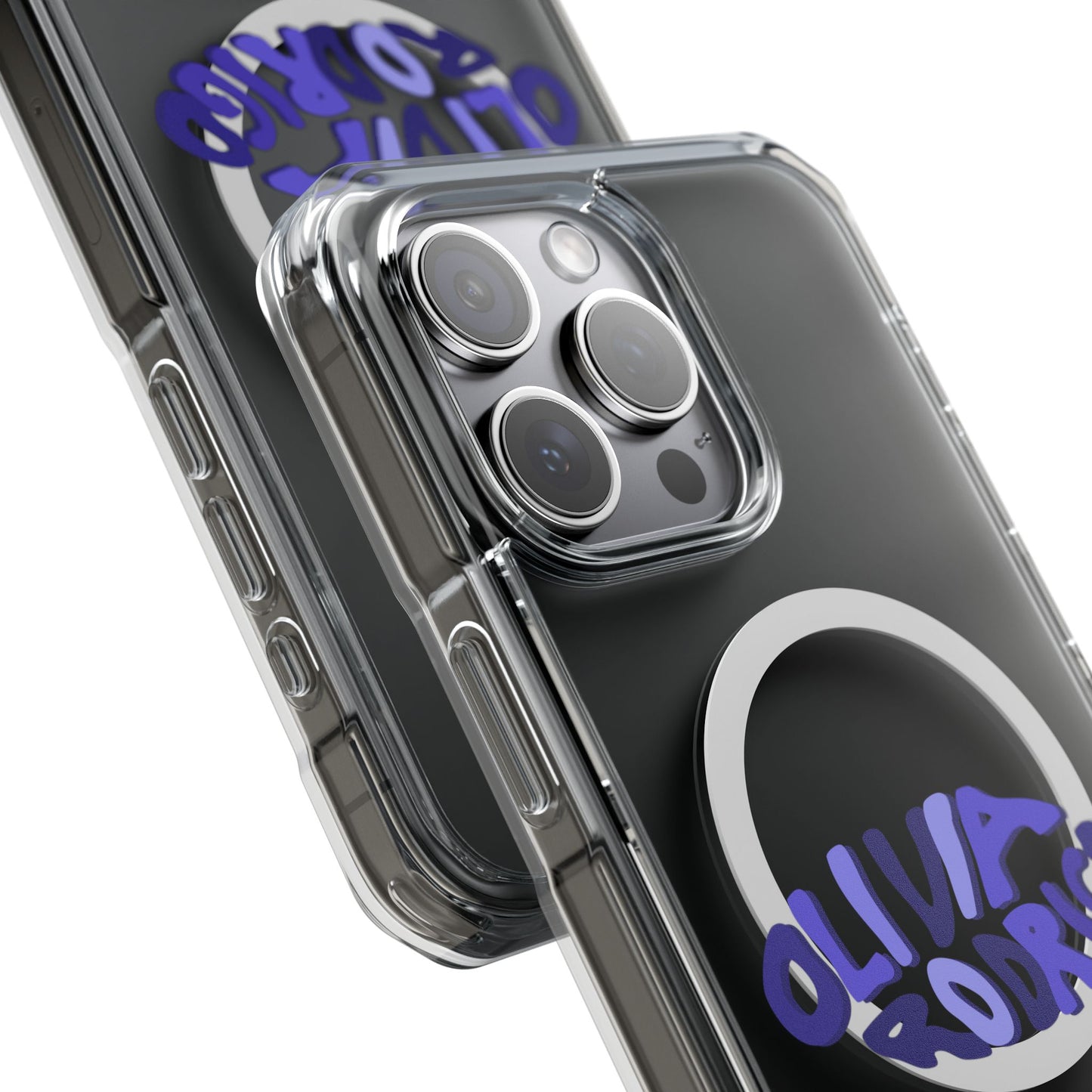 Olivia Rodrigo Wavy Text Magnetic Clear Impact Case