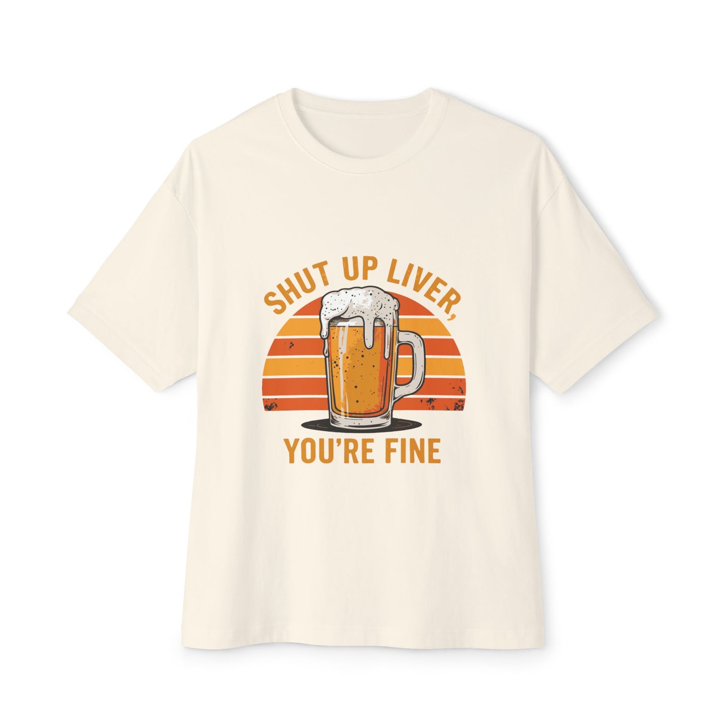 Oversized boxy Tee – Snazzy You're fine Edition