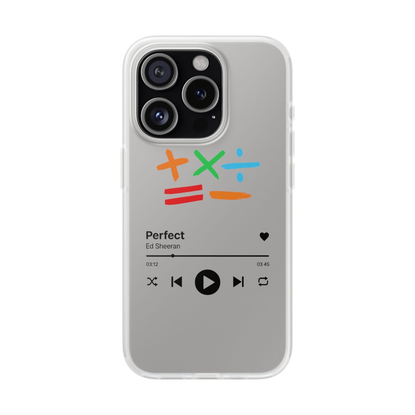 Flexi Case – Ed Sheeran Music Design (iPhone X–16 Pro Max)