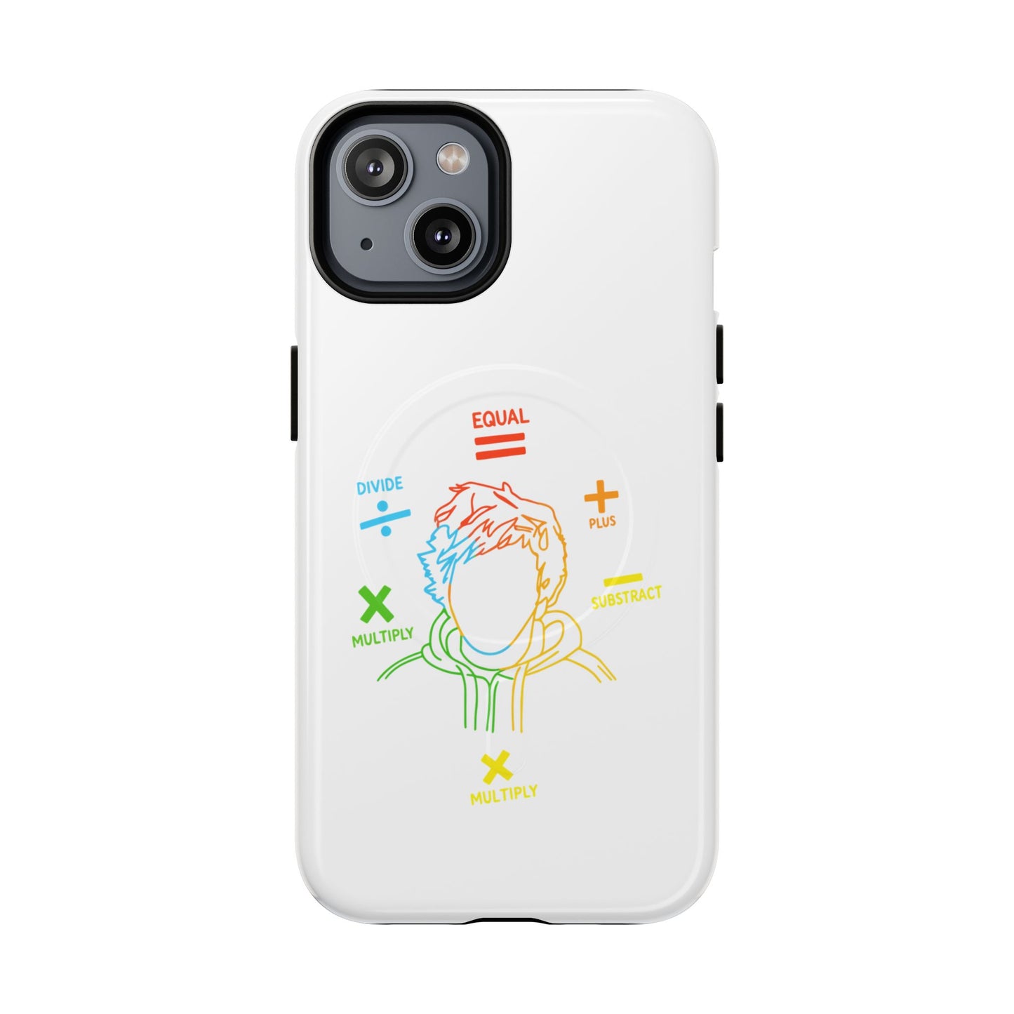 Minimalist Divide Symbol with Brush Tough Magnetic case