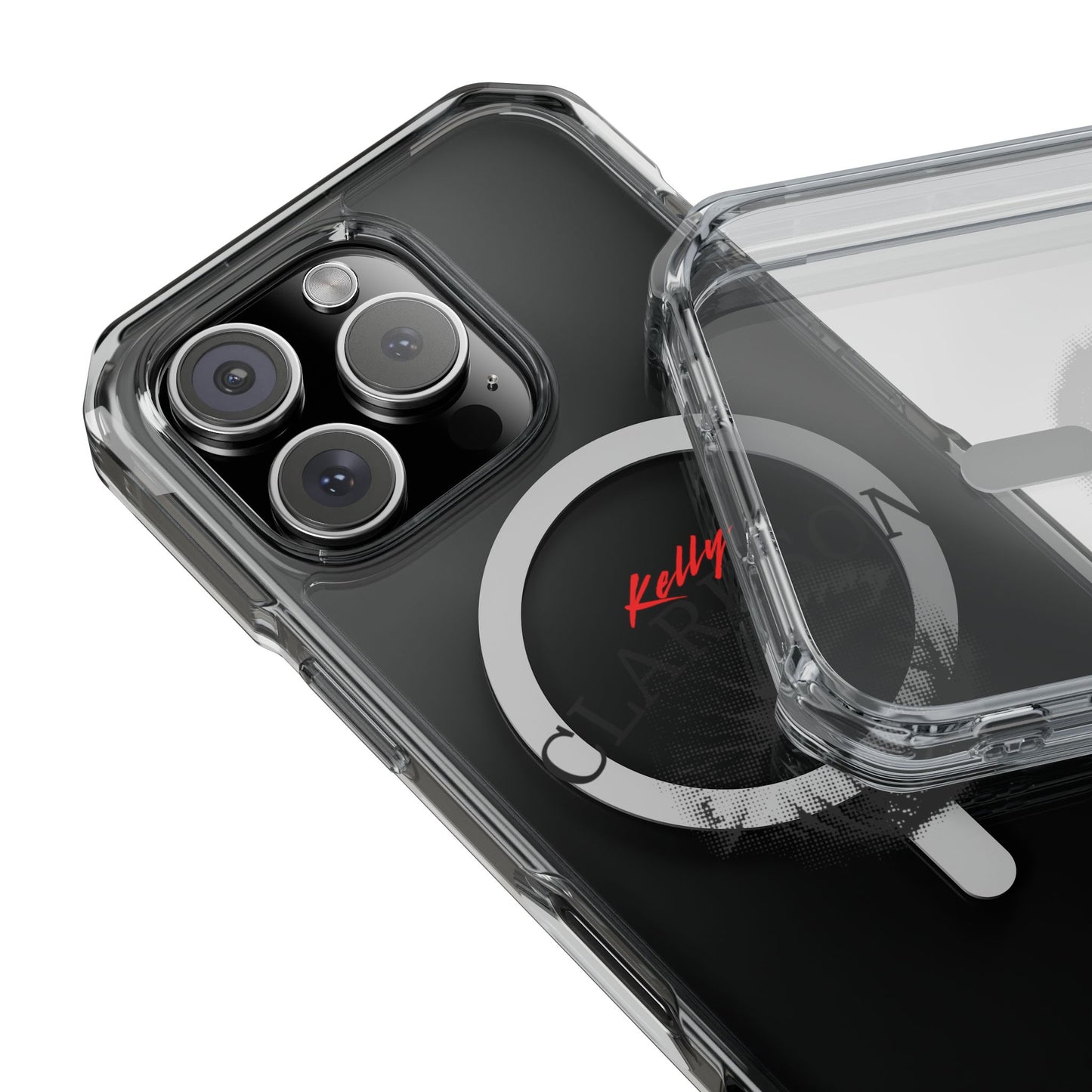Retro Kiss Sound Magnetic clear Impact Case