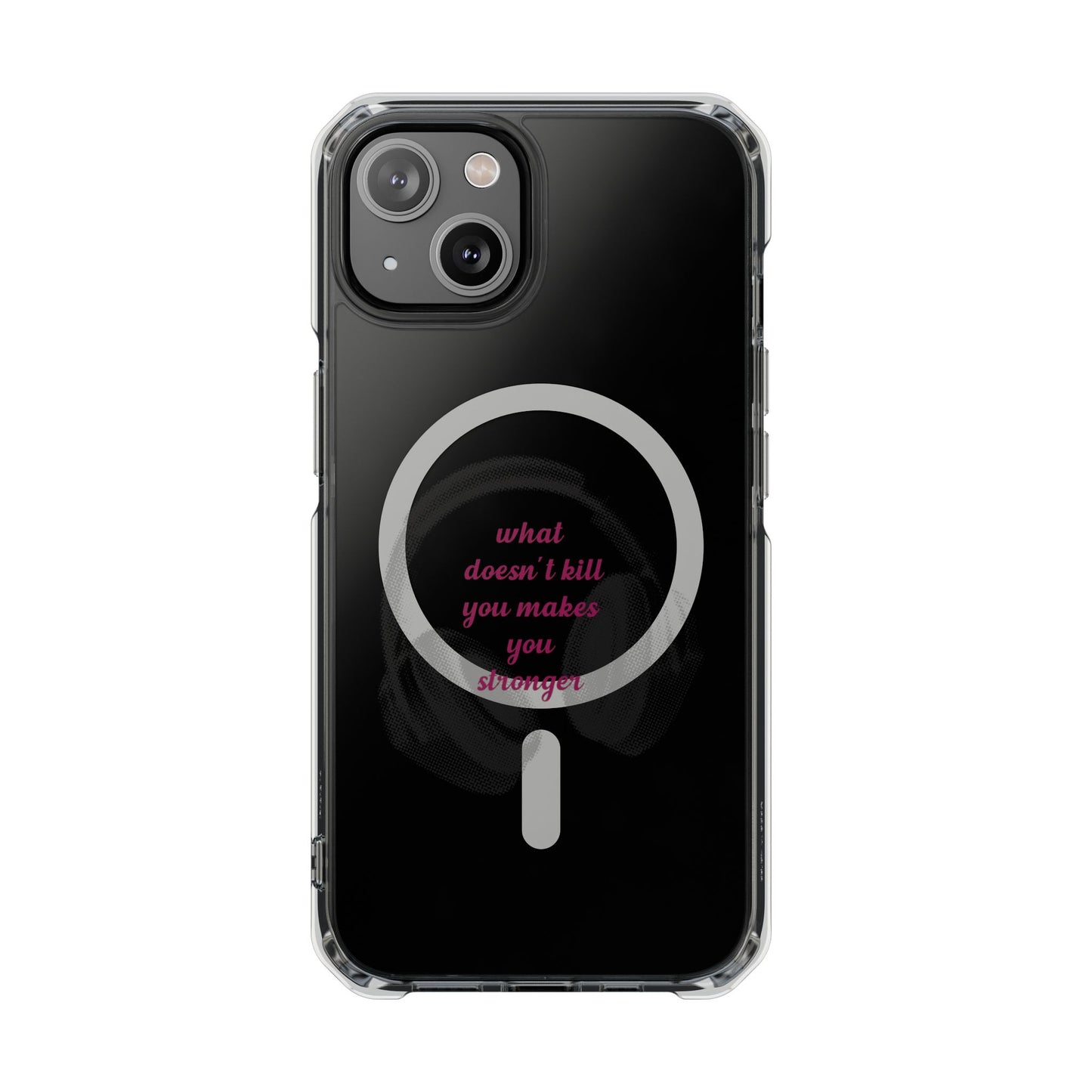 Stronger Soundwaves Magnetic clear Impact Case