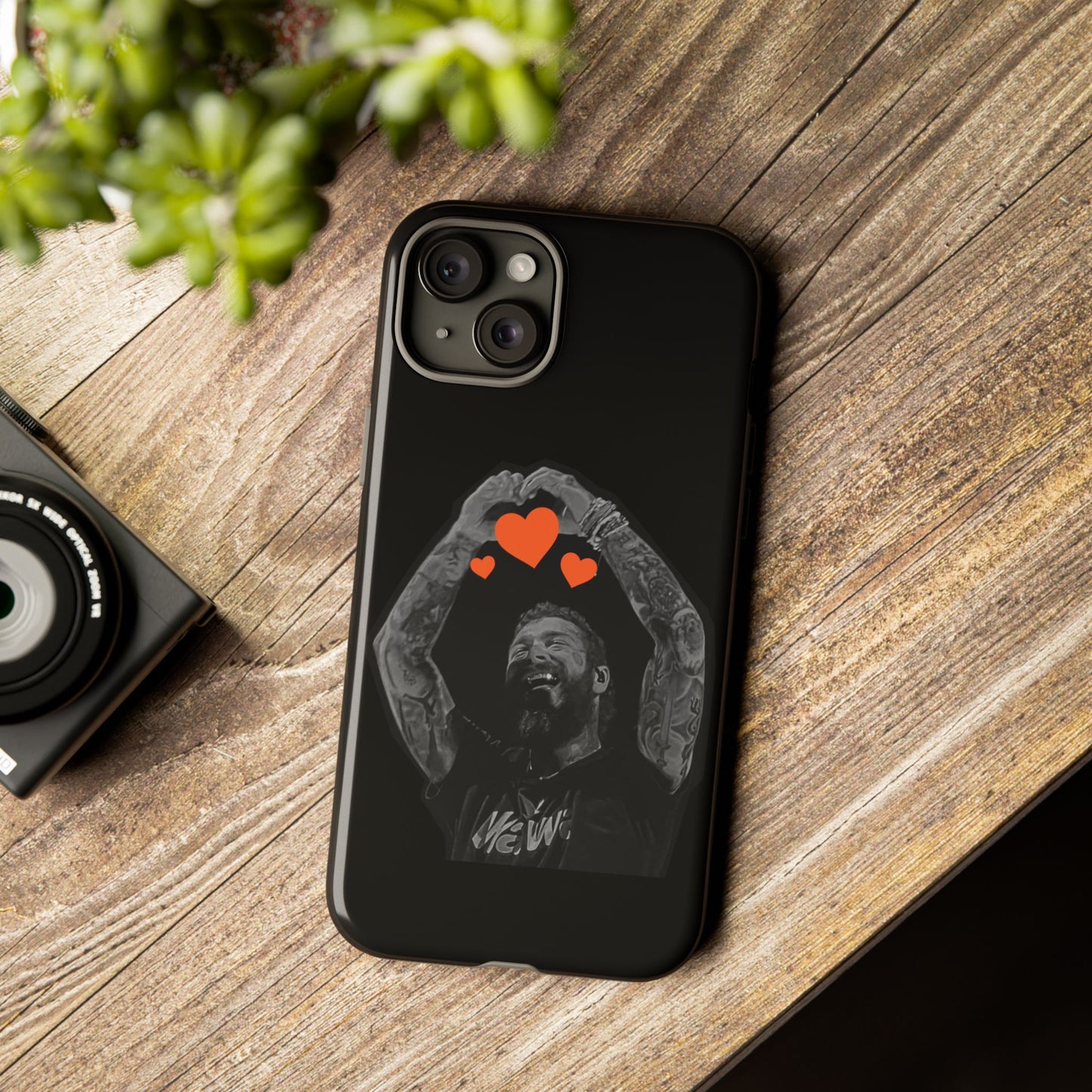 Tough iPhone Case (12–16 Pro Max) – Post Malone Heartfelt Wishes