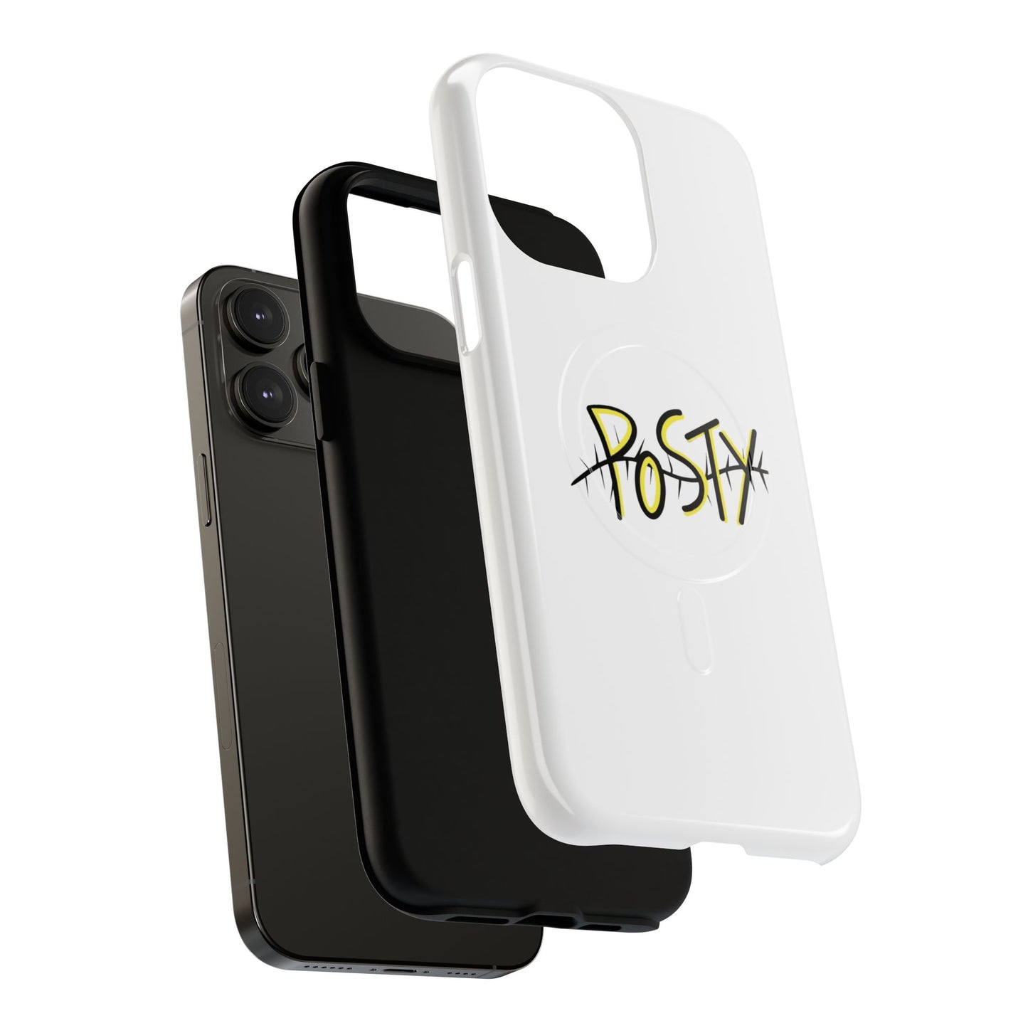 Abstract Black Barbed Wire Tough Magnetic Case