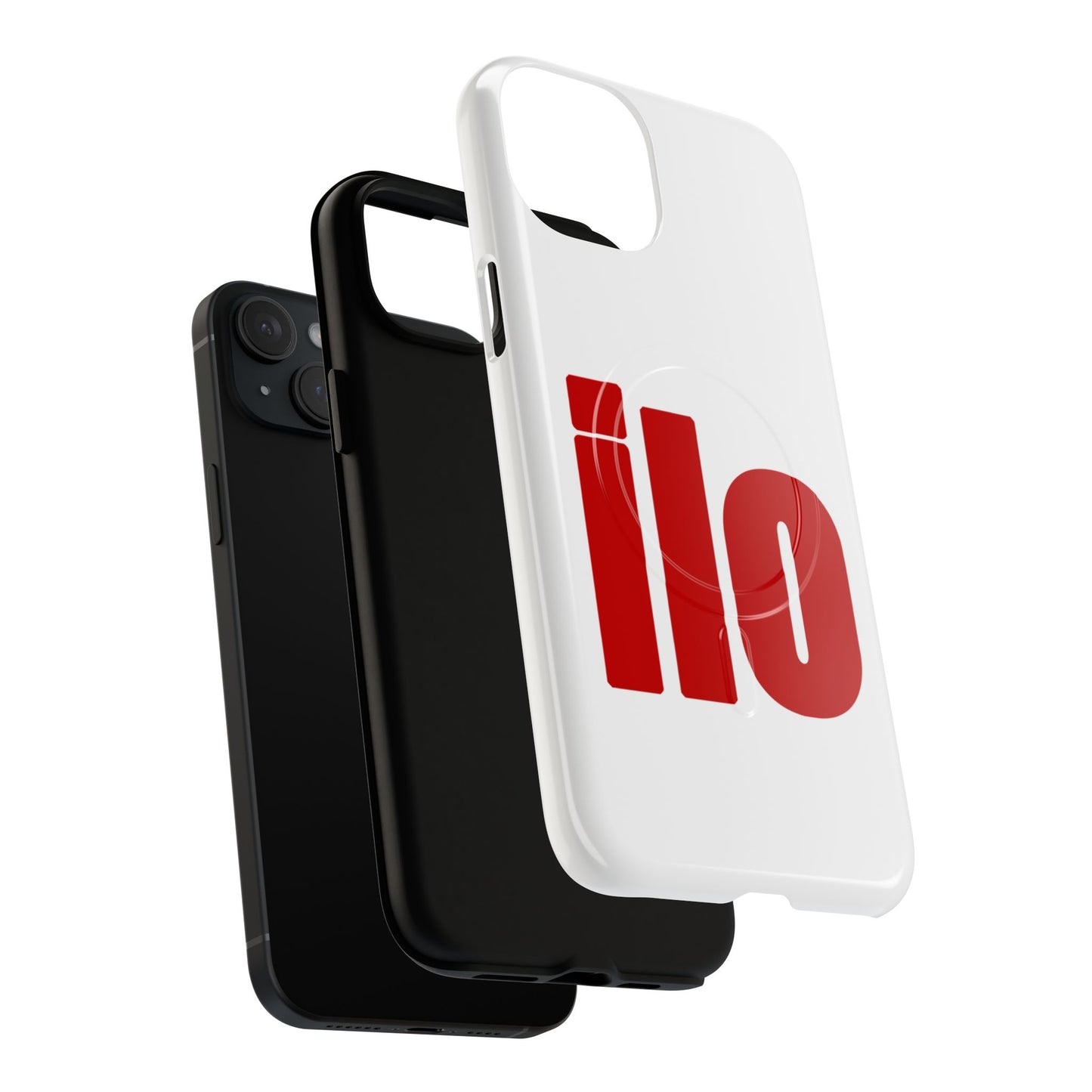 ILO Bold Red Block Tough Magnetic Case