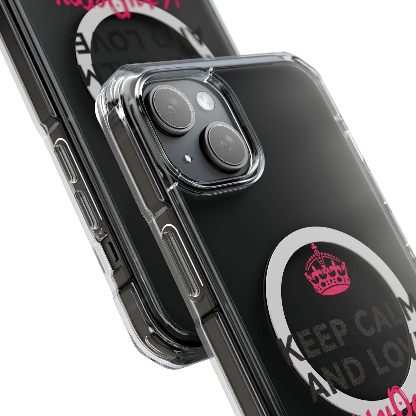 Crown over Katy Perry Signature” Magnetic Clear Impact cases