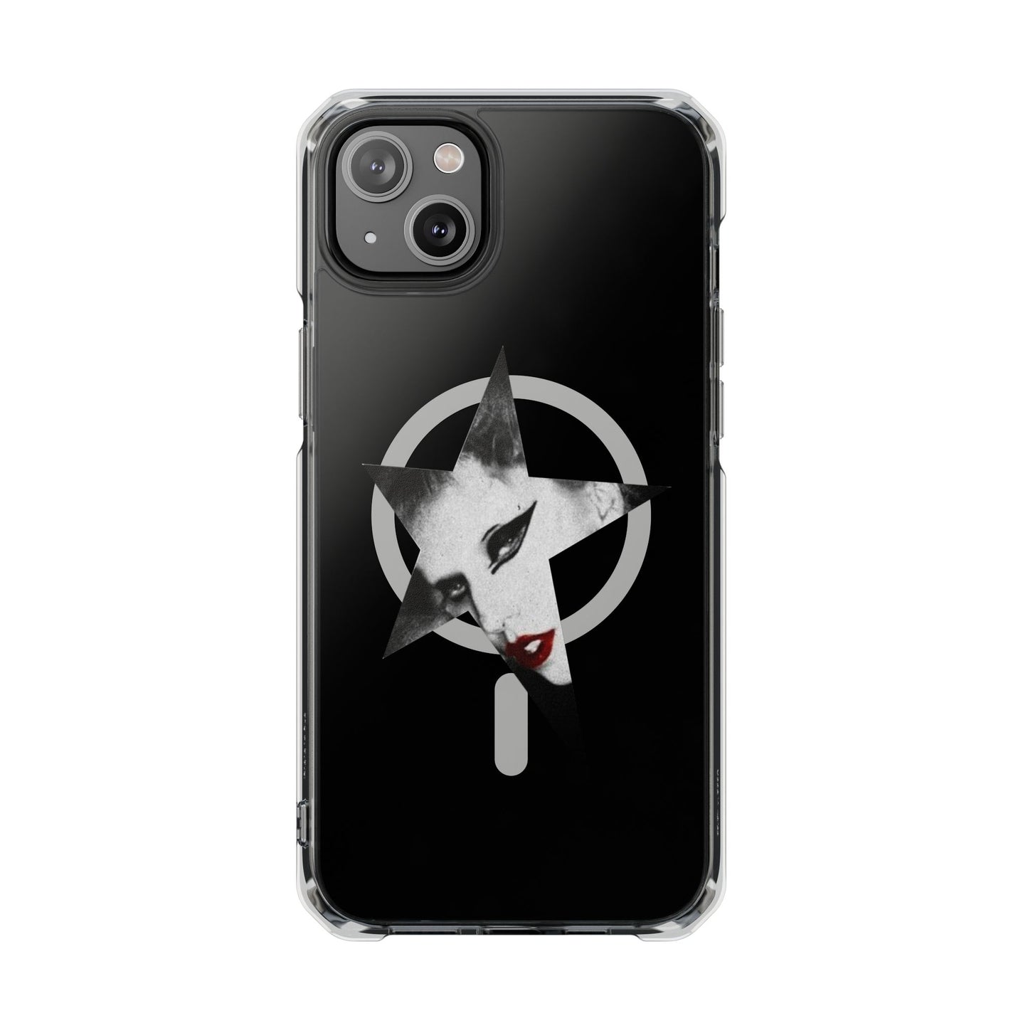 Born This Way Star Face Magnetic clear case