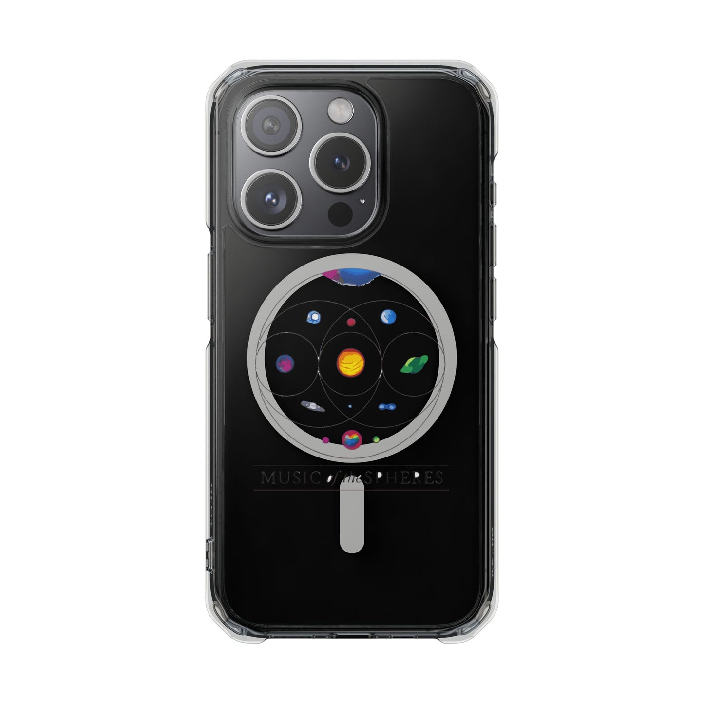 Colorful Planetary Orbit Diagram Magnetic Clear Impact case