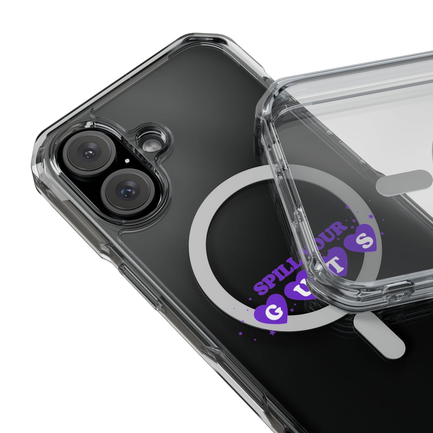 Spill Your Guts Heart Magnetic Clear Impact Case