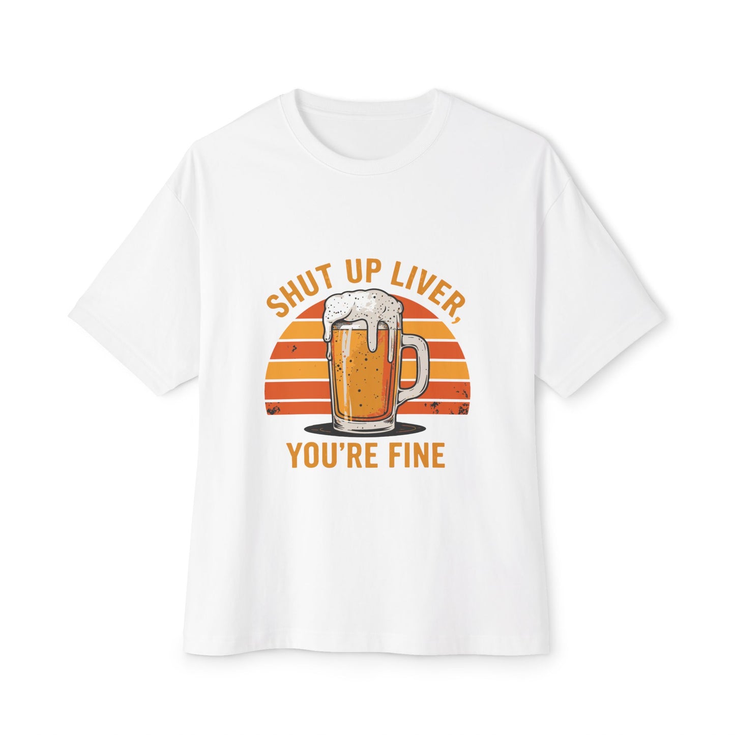 Oversized boxy Tee – Snazzy You're fine Edition