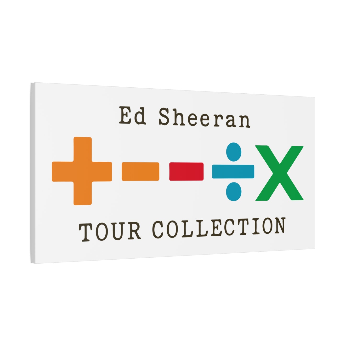 Matte Stretched Canvas, 1.25" Depth – Ed Sheeran Edition
