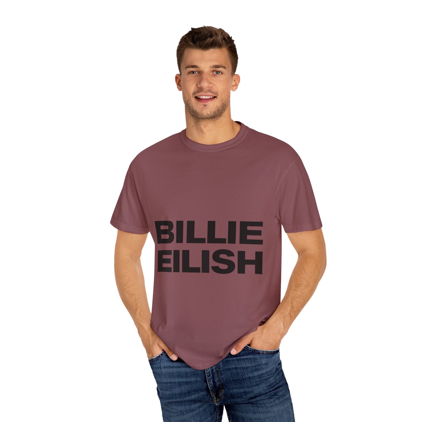 Stacked Glow Text Unisex Dyed T-shirt