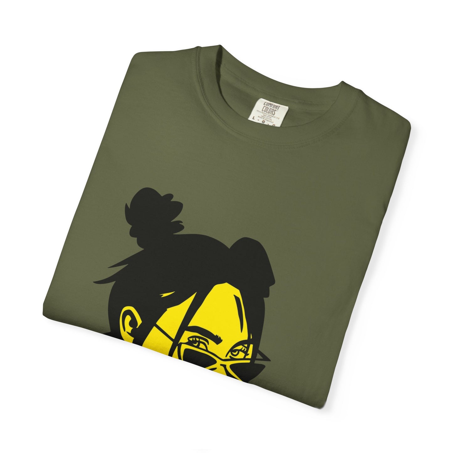 Neon Mood Portrait Unisex Dyed T-shirt
