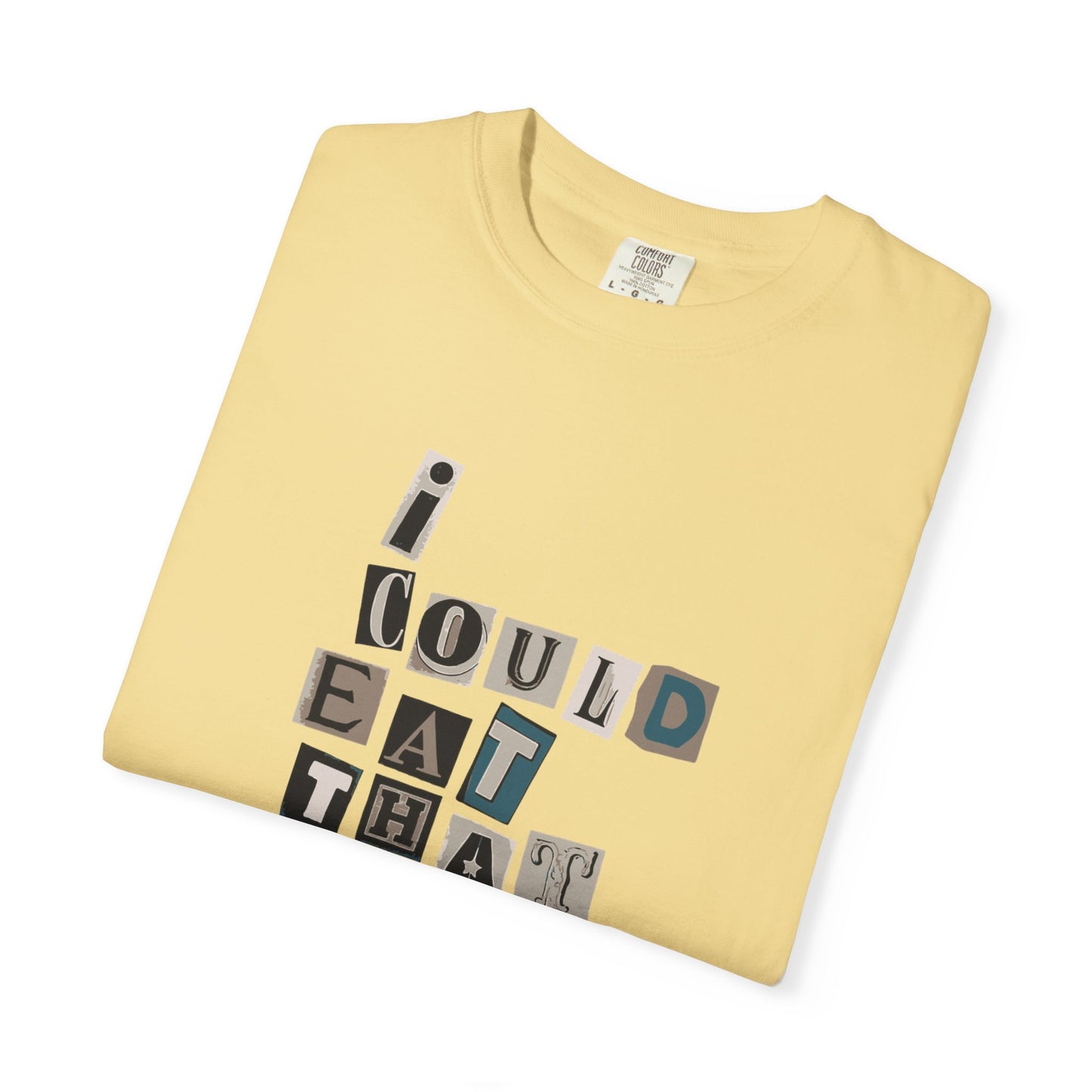 Mixed Message Collage Unisex Dyed T-shirt