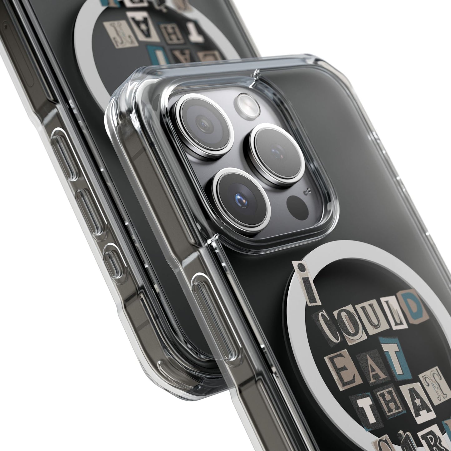 Mixed Message Collage Magnetic Clear Impact Case