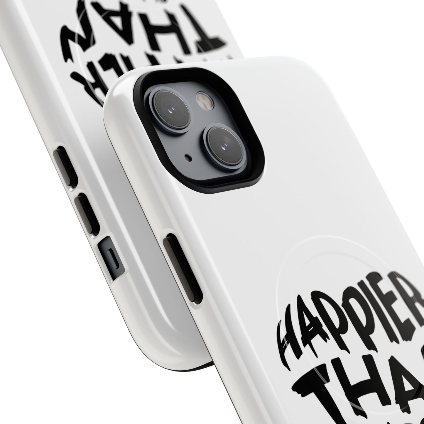 Happier Heart Lettering Tough Magnetic Case