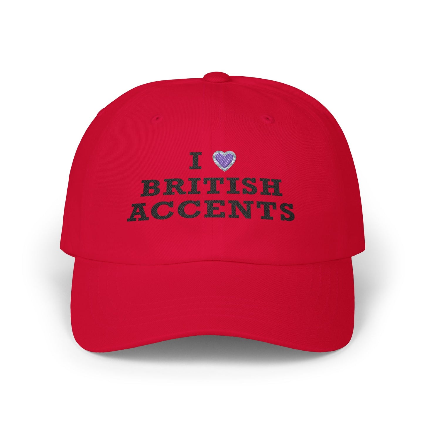 I Love British Accents Classic Dad Cap