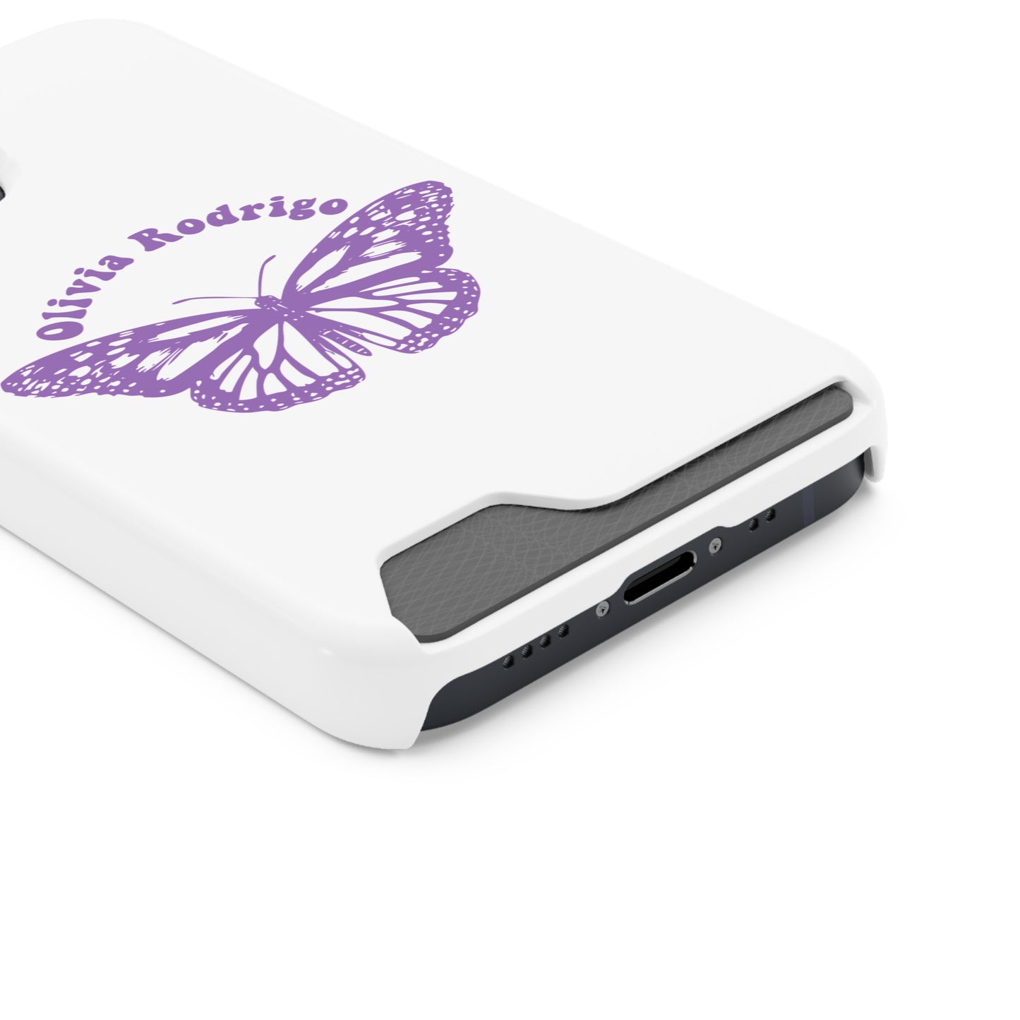 Phone Case + Card Holder For Iphone 13 – Olivia Rodrigo With Butterfly | Edition
