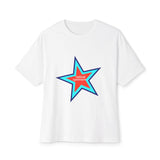 Power of Positivity Star Unisex Oversized Boxy Tee