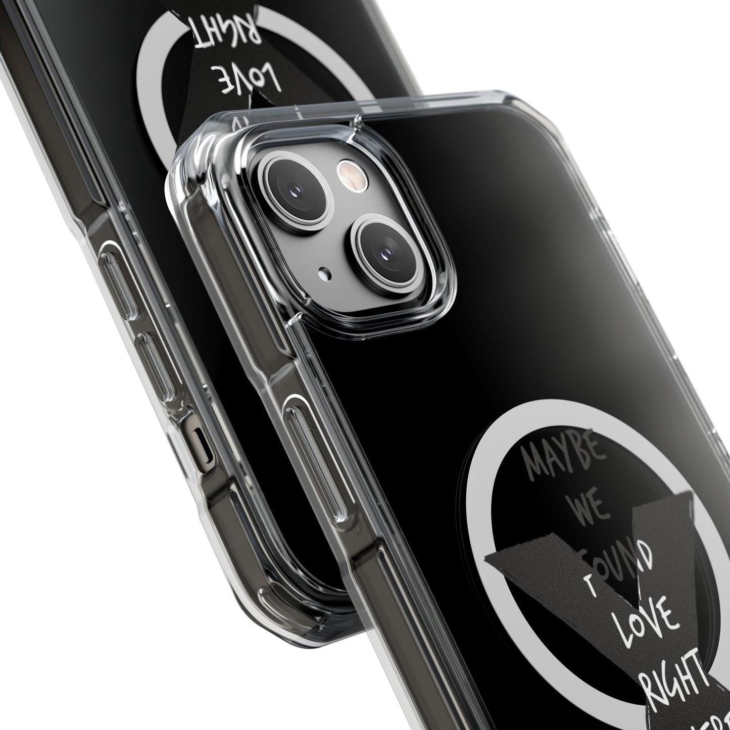 Abstract Paw and Brush Stroke Magnetic Clear Impact Case