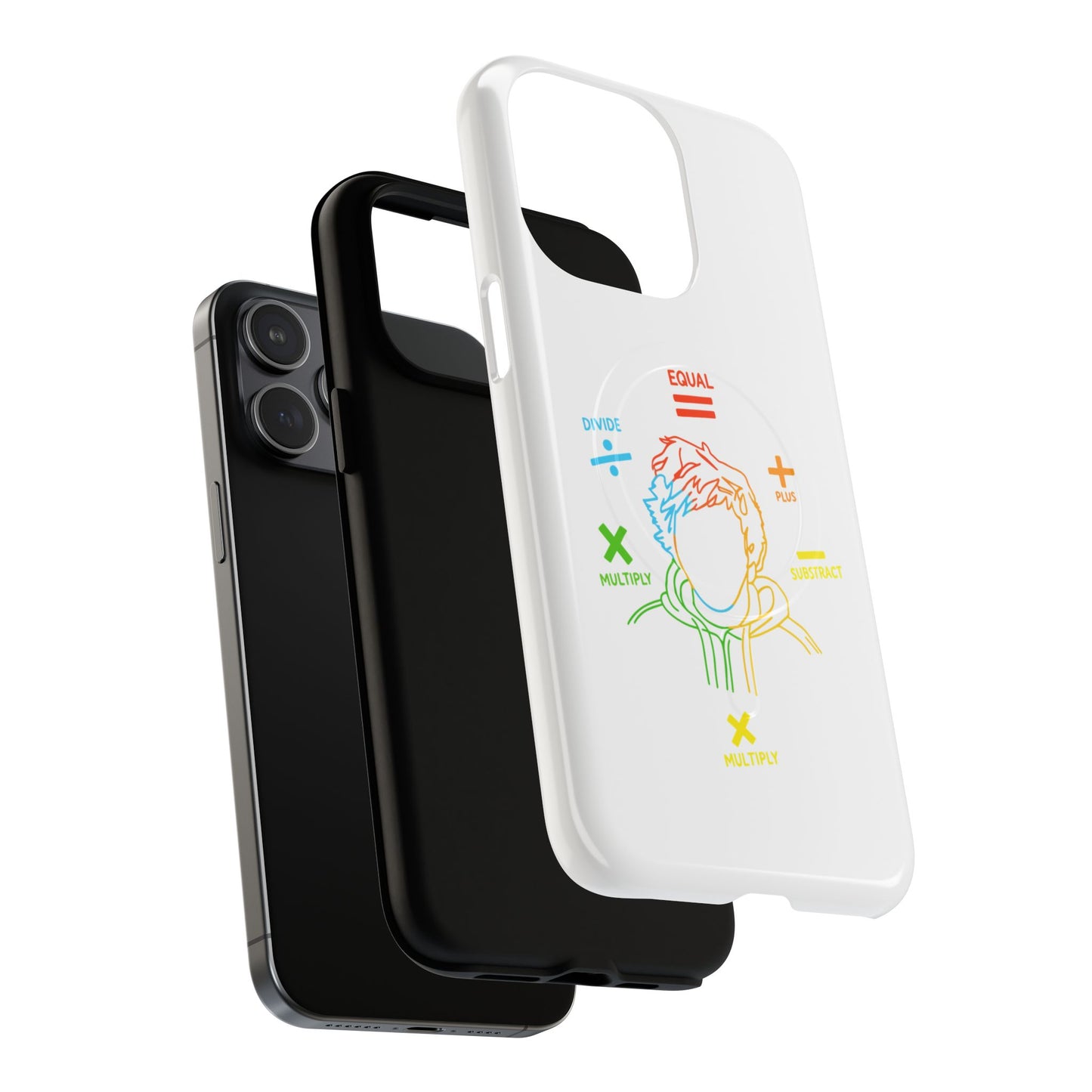 Minimalist Divide Symbol with Brush Tough Magnetic case