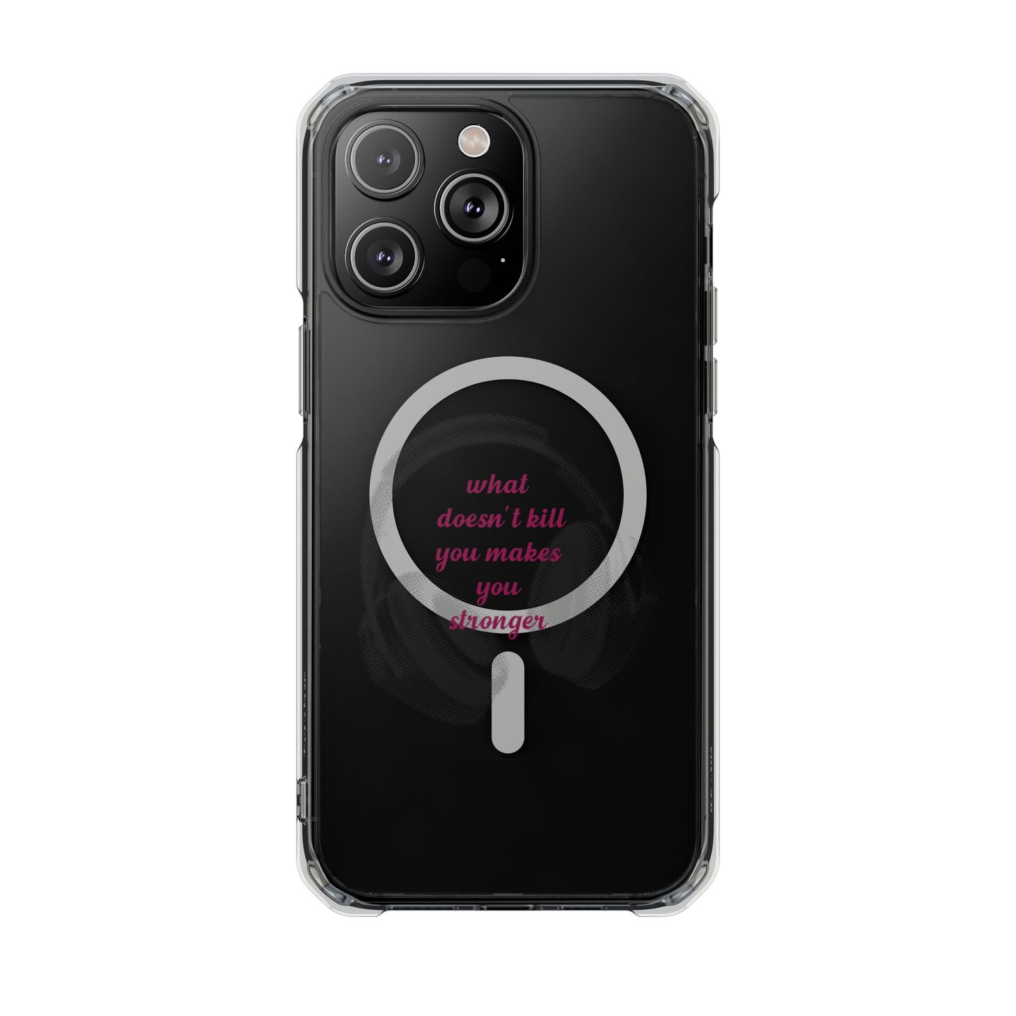 Stronger Soundwaves Magnetic clear Impact Case