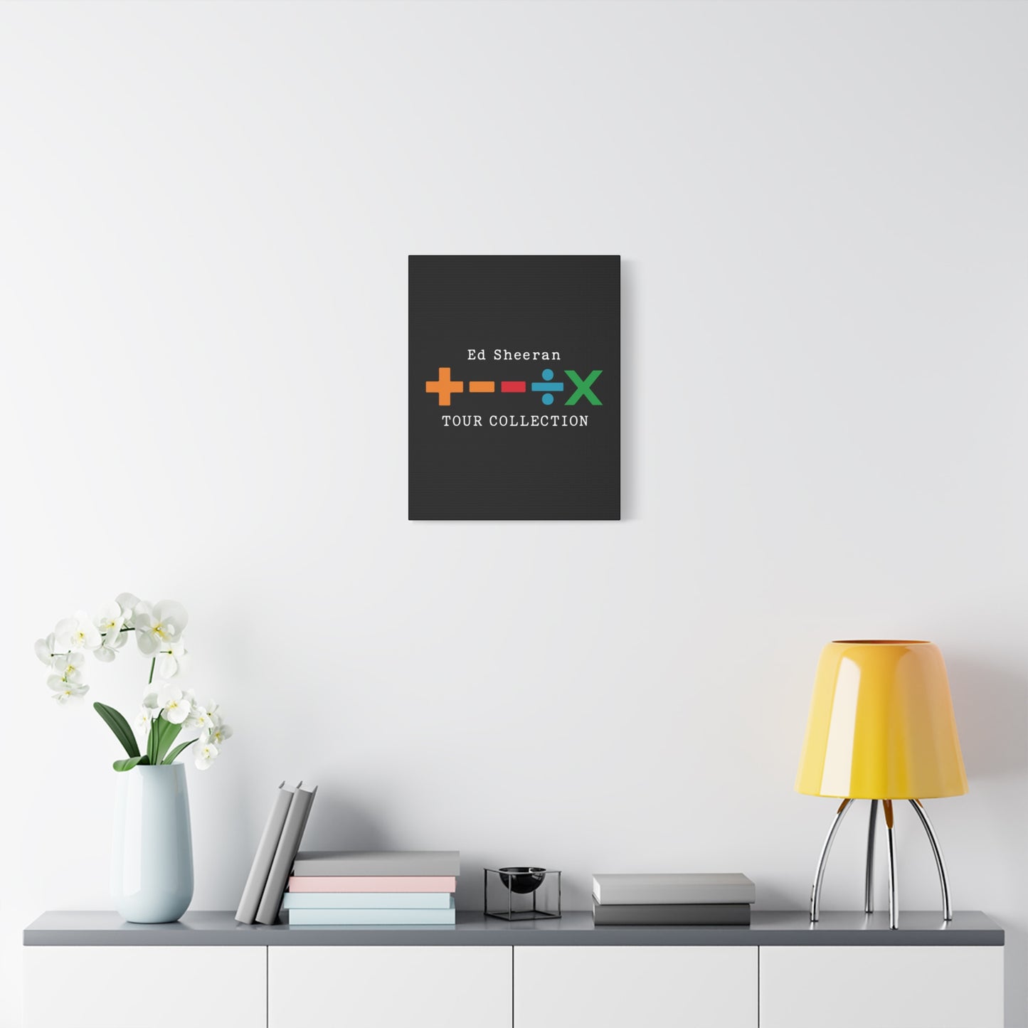 Matte Stretched Canvas, 1.25" Depth – Ed Sheeran Black Edition