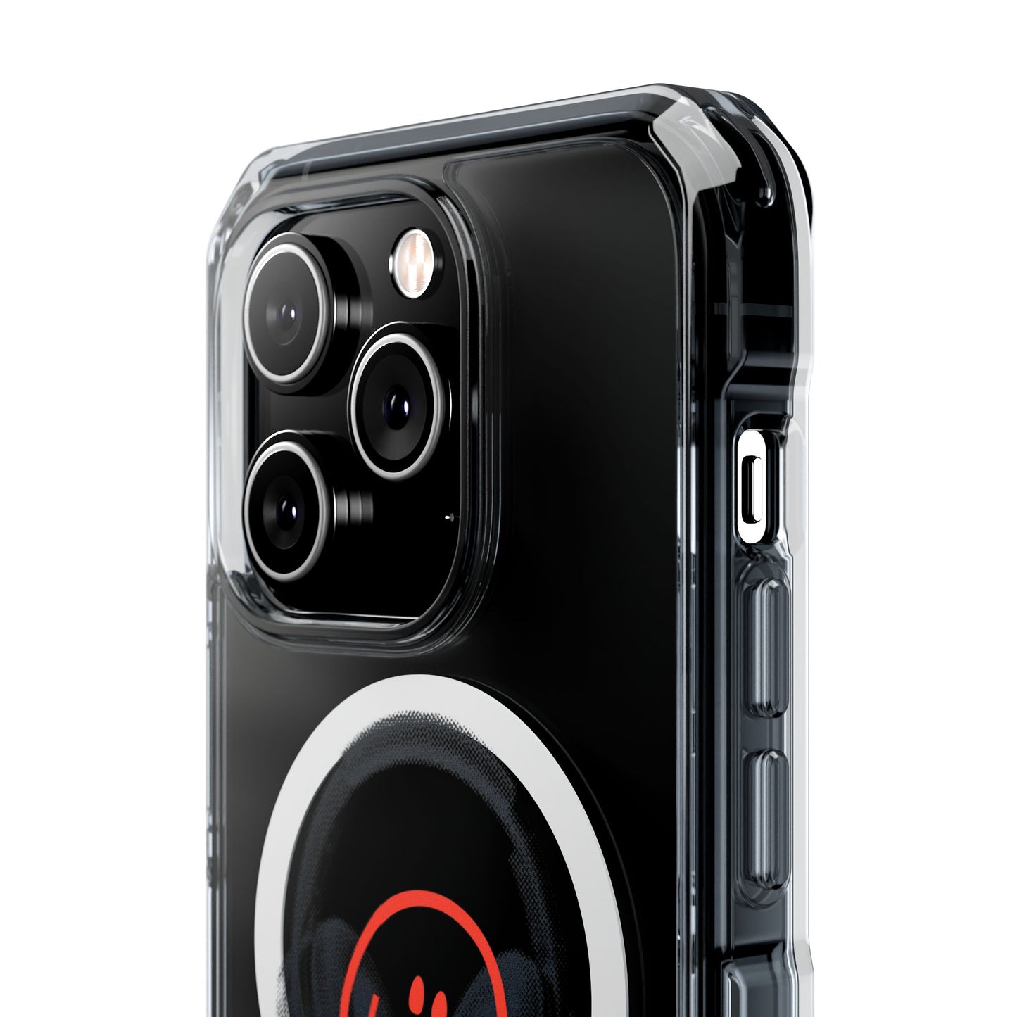 Smiley Beats Graphic Magnetic Clear Impact Case