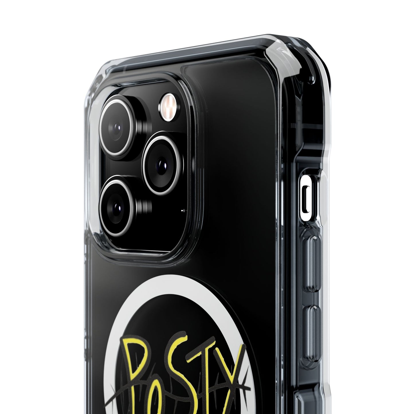 Abstract Black Barbed Wire Magnetic Impact Case