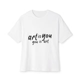 Red Scribble Heart Unisex Oversized Boxy Tee