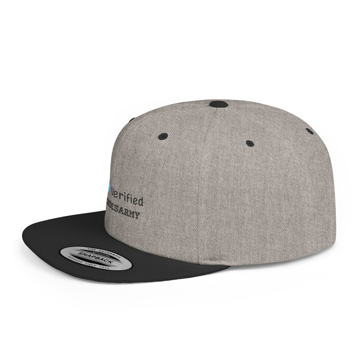 Verified Soul Flat Bill Snapback Cap