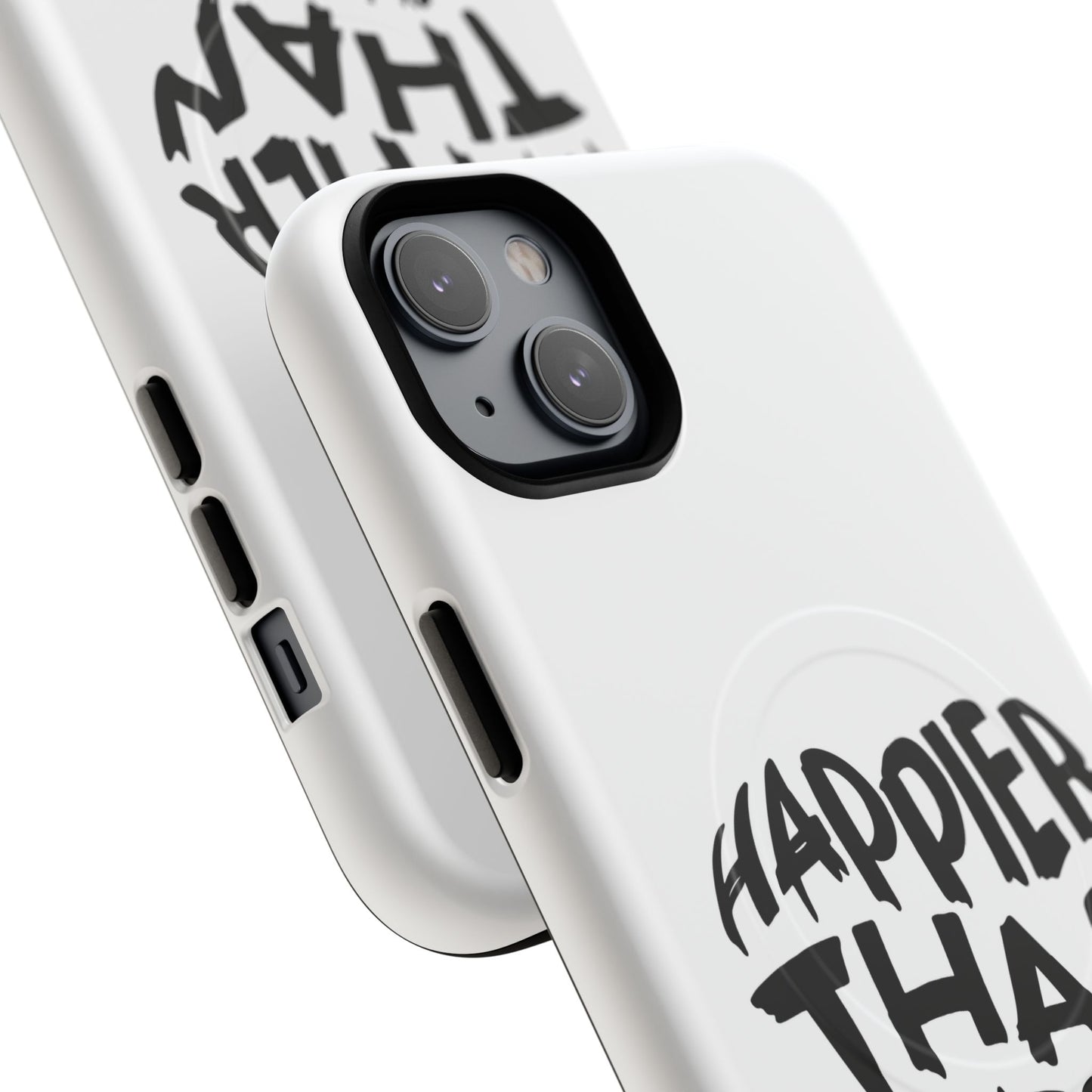 Happier Heart Lettering Tough Magnetic Case