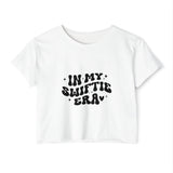 Retro Girl Power Women's Festival Crop Top