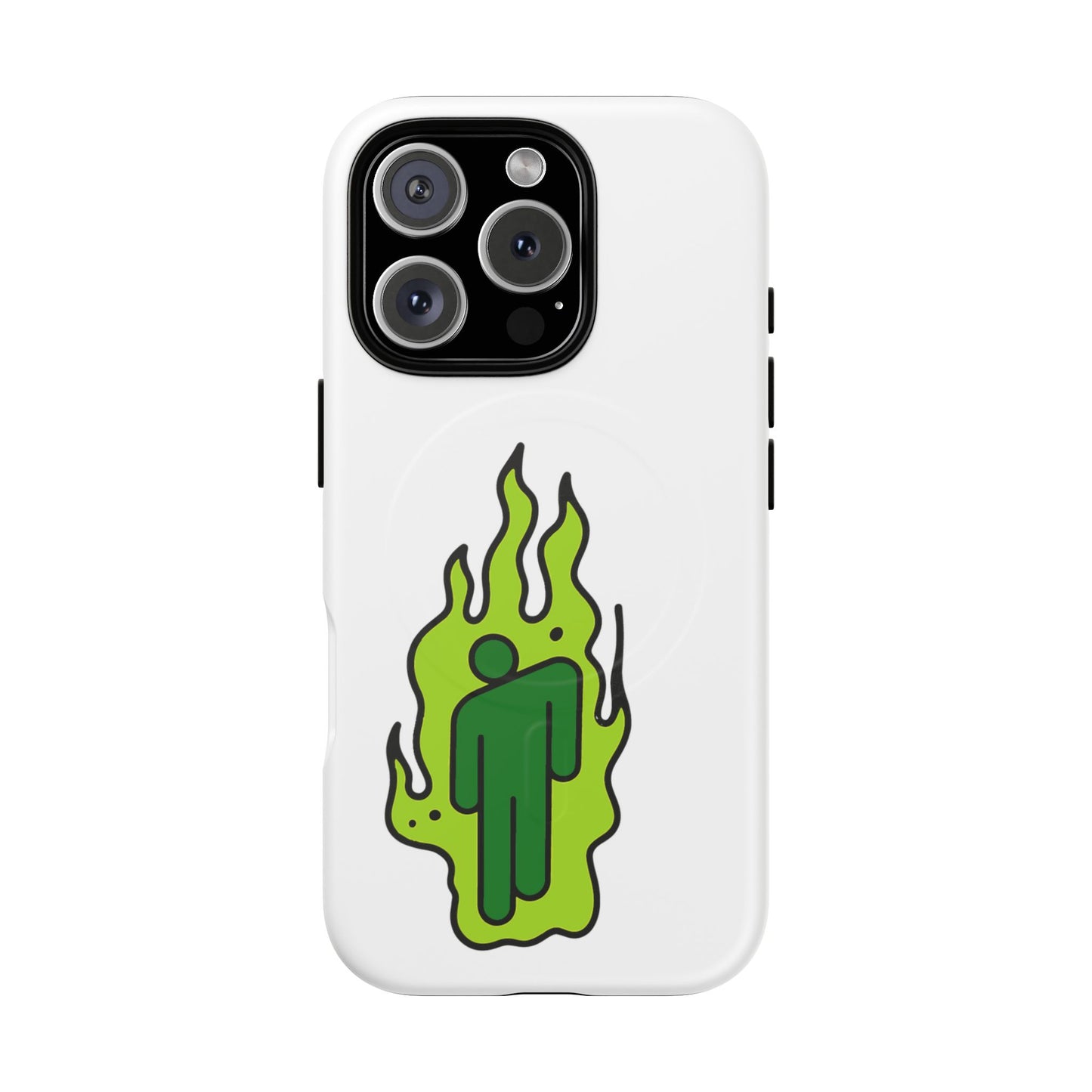 Green Flame Icon Tough Magnetic Case