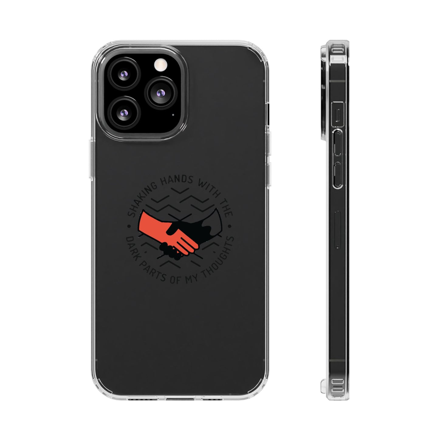 Dark Grip Clear Case